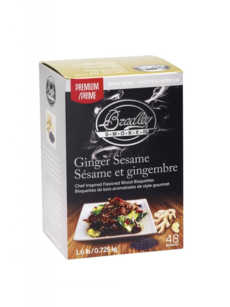Bradley Smoker Premium Ginger Sesame 24 Bisquettes