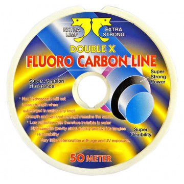 Double X Fluorocarbon Tippet 50m Spool