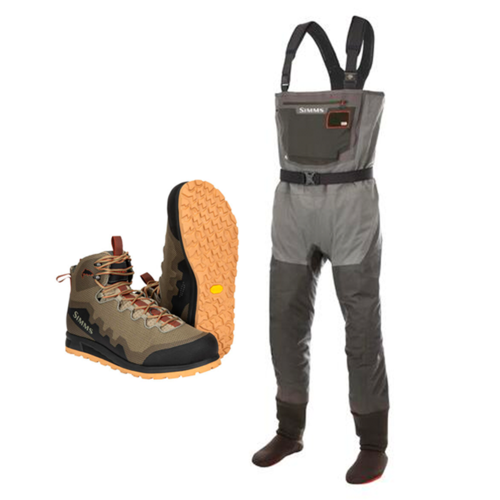 Simms G3 Guide Waders - Flyweight Access Boot Combo