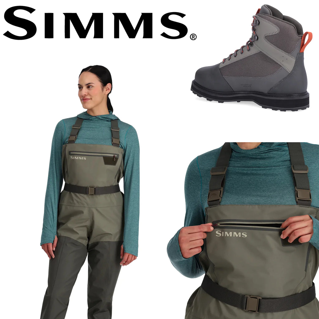 Simms Women's Tributary Waders - Tributary Boot Combo