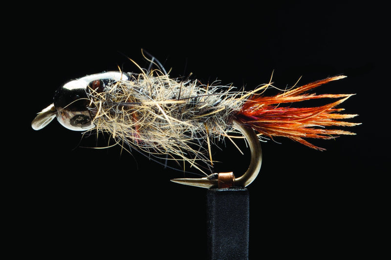 Death Metal Hare's Ear Fishing Fly