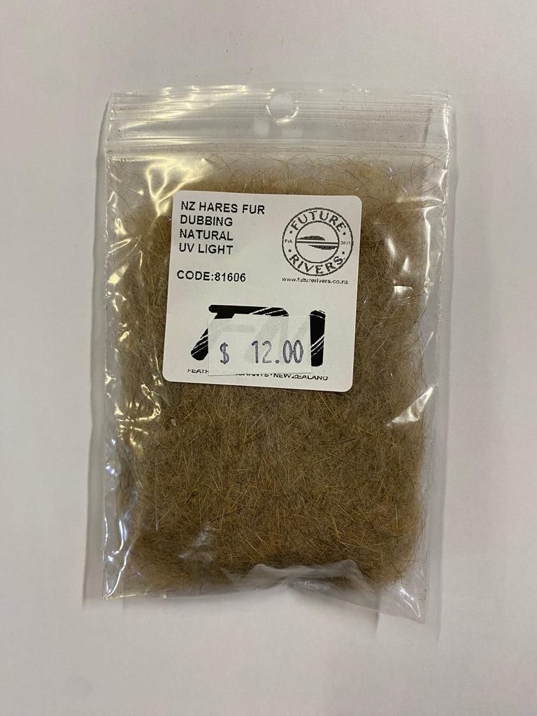 FM Hares Fur Dubbing Natural UV Light