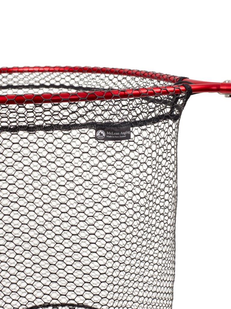 Mclean Angling #R111 Short Handle Weigh Rubber Landing Net