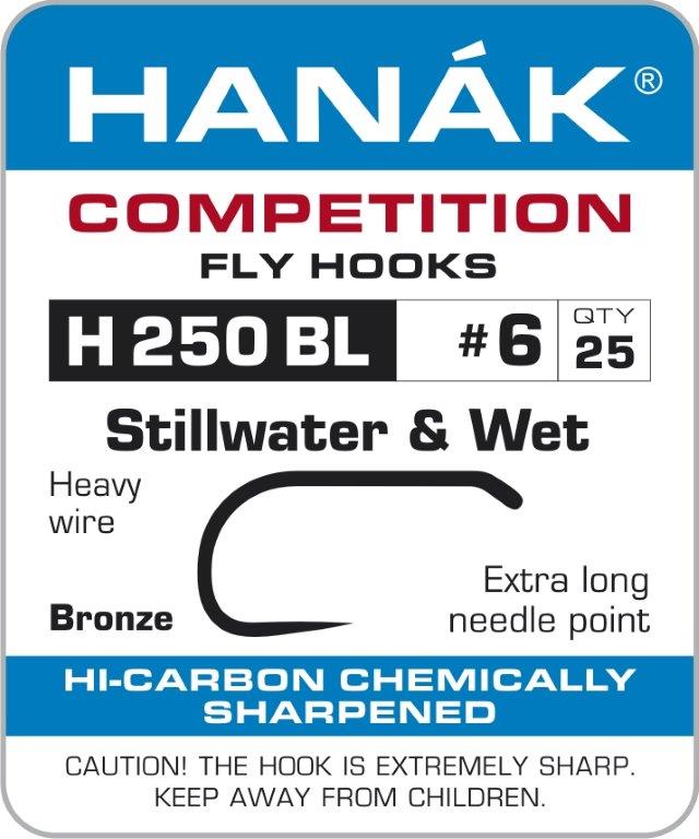 Hanak Barbless Stillwater & Wet Fly Hooks H 250 BL