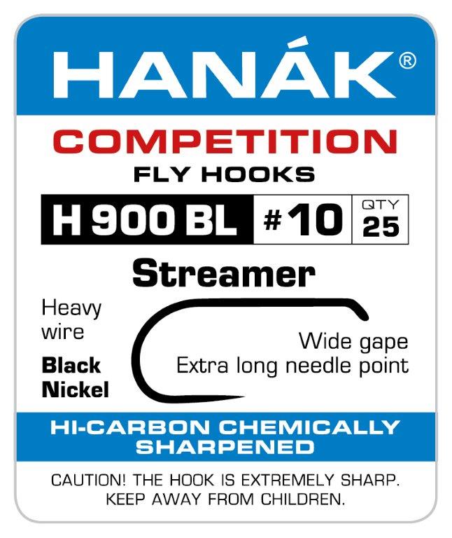 Hanak Barbless Streamer Fly Hooks H 900 BL