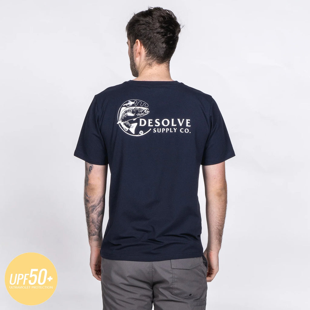 Desolve Trout Tee Navy