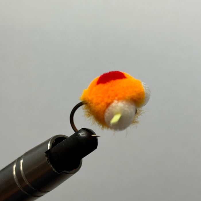 Creel Flies- Red/Orange Heave and Leave