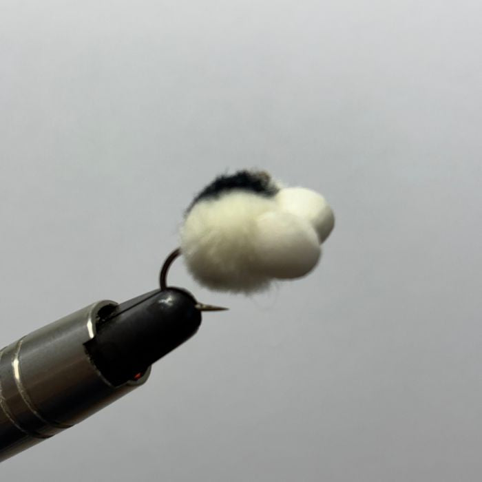 Creel Flies- White/Black Heave and Leave