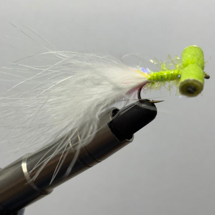 Creel Flies- white/green booby