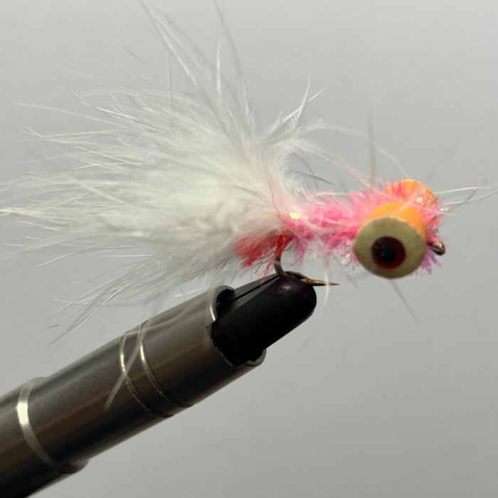 Creel Flies- White/Pink/Orange Booby