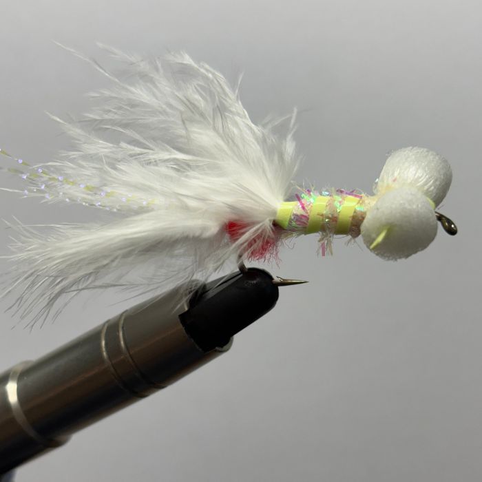 Creel flies- White/lumo Booby
