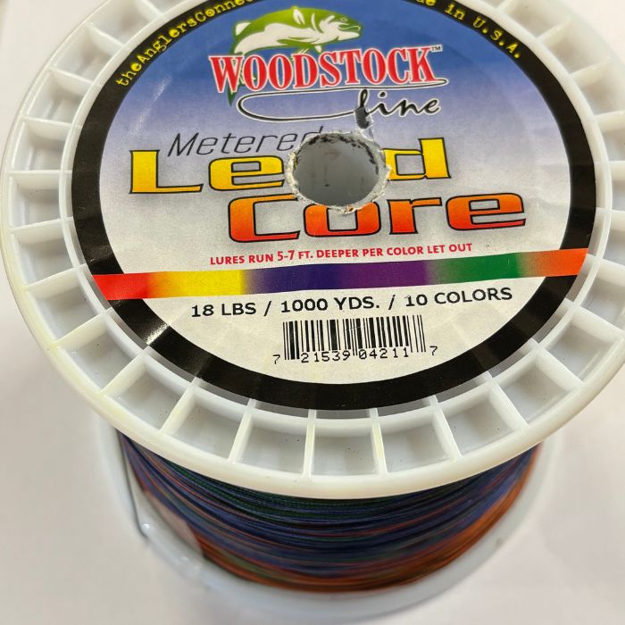 woodstock braided fishing line Woodstock Lead Core Line 18lb 1000yd Bulk – Creel Tackle Shop