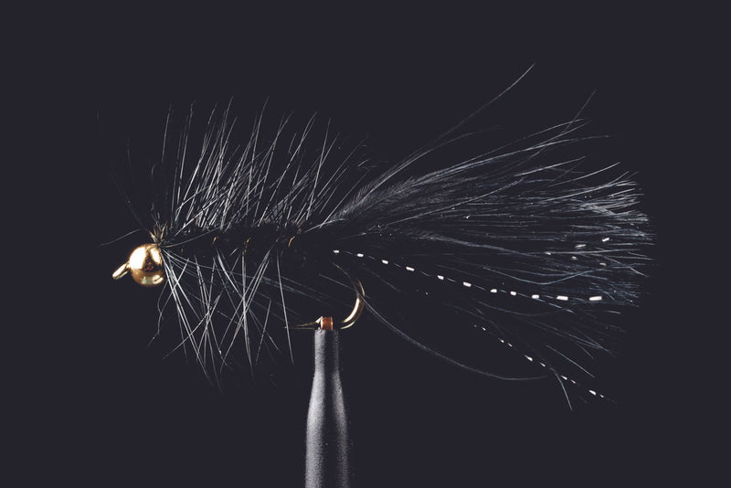 BH Woolly Bugger Black Fishing Fly