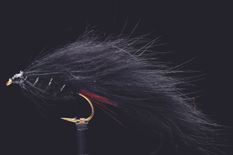 Classic Rabbit Black Fishing Fly