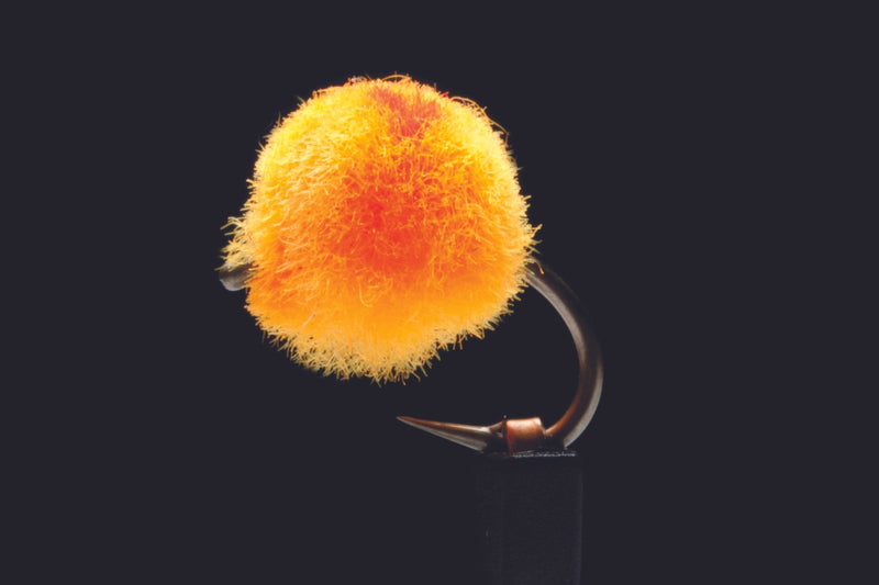 Glo Bug Orange/Brite Red Fishing Fly