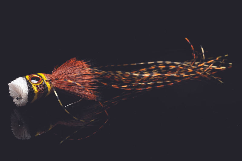 Goodale's Popper Green/Yellow Fishing Fly