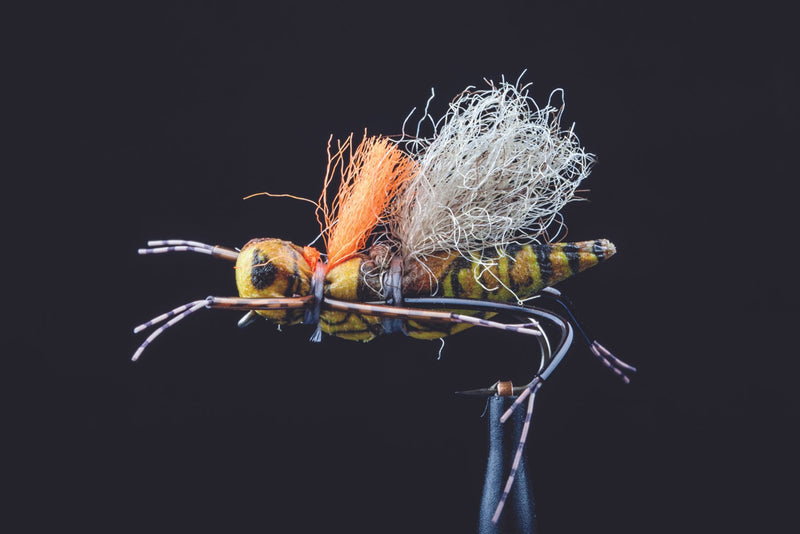 KK's Henneberry Hopper Yellow Fishing Fly