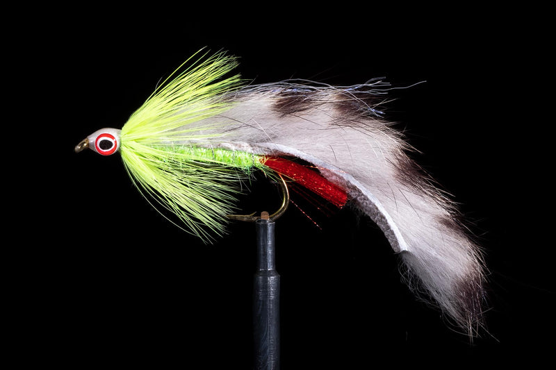 Mega Rabbit Chinchilla Chartreuse Fishing Fly