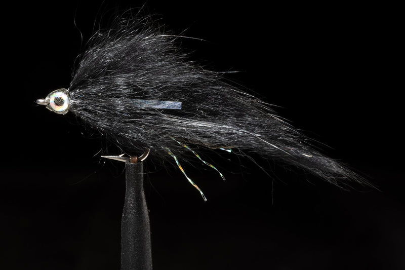 Micro Zonker Black Fishing Fly