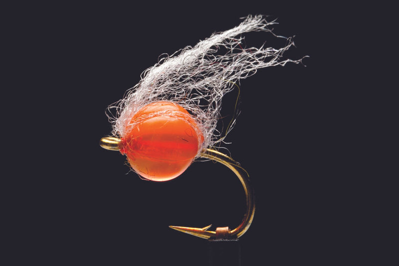 Otter's Soft Egg Tangerine Fishing Fly