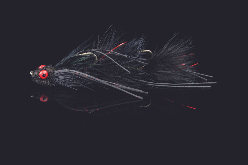 Galloup's Mini Dungeon Black Fishing Fly