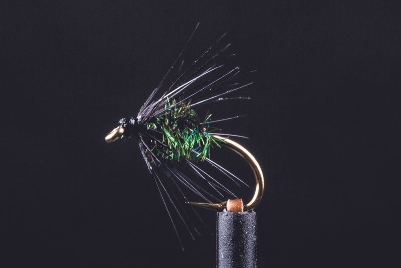 Wee Wet Black & Peacock Fishing Fly