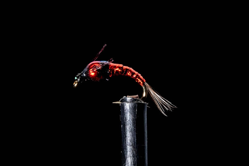 Deep Drop Mayfly - Red Fishing Fly