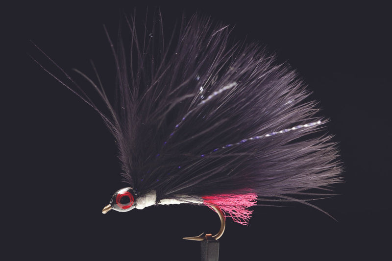 Lumo Black Marabou Fishing Fly