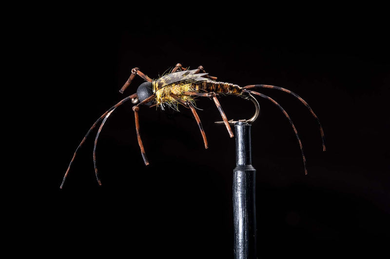 Tom's seismic Stone - Amber Fishing Fly